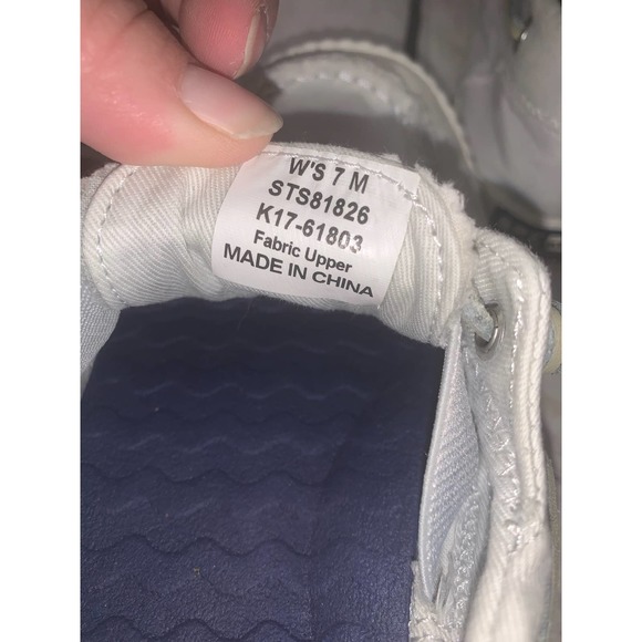 Sperry women’s fabric boat shoes (size 7) - Picture 6 of 7